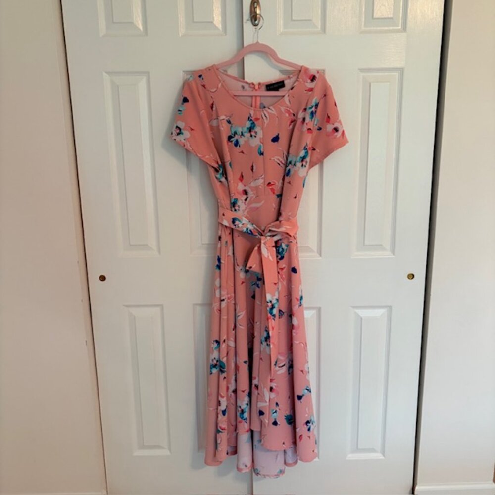 🌸 Lane Bryant Lena High-Low Midi Dress, Size 18 🌸